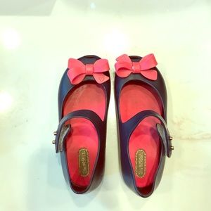 Mini Melissa Ultragirl bow shoes